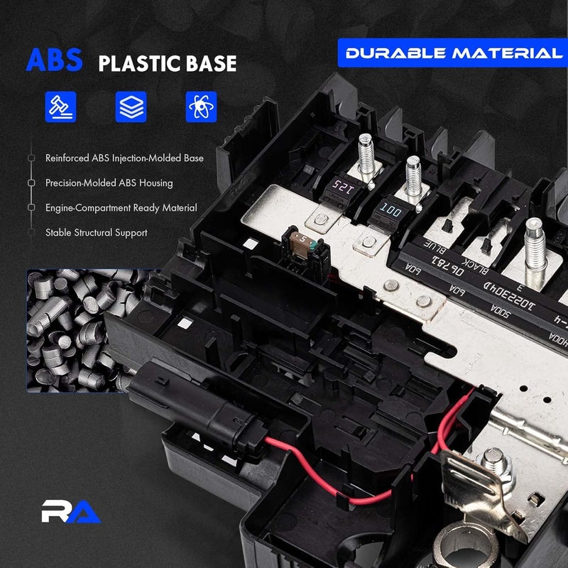 RHAOCZIYAUTO Battery Distribution Engine Compartment Fuse Block - Fit for Chevy Silverado 2500/3500 HD 2020-2023 for GMC Sierra 2500/3500 HD 2020-2023 V8 6.6L - Replaces# 84732905 84646135 85015810 - Image 3